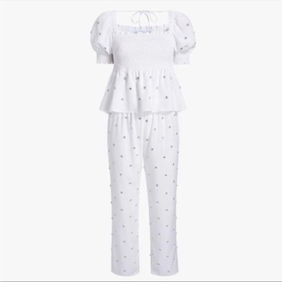 Hillhouse White Jewel Jammie - Picture 2 of 3